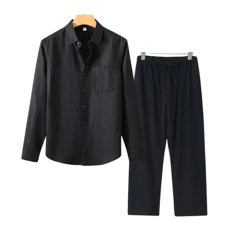 TheighT Linen Combo Longsleeve
