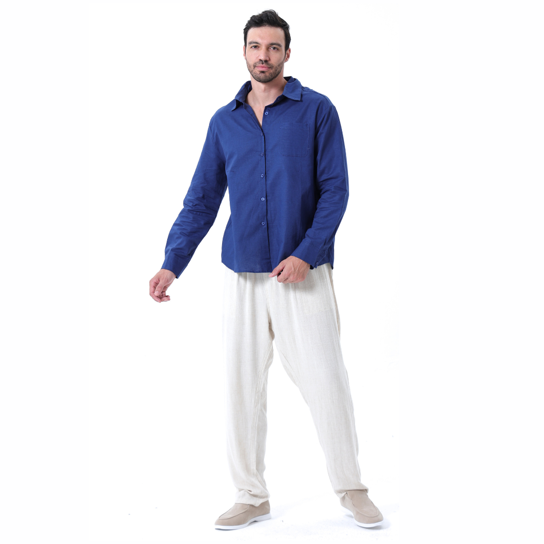 TheighT Linen Combo Longsleeve