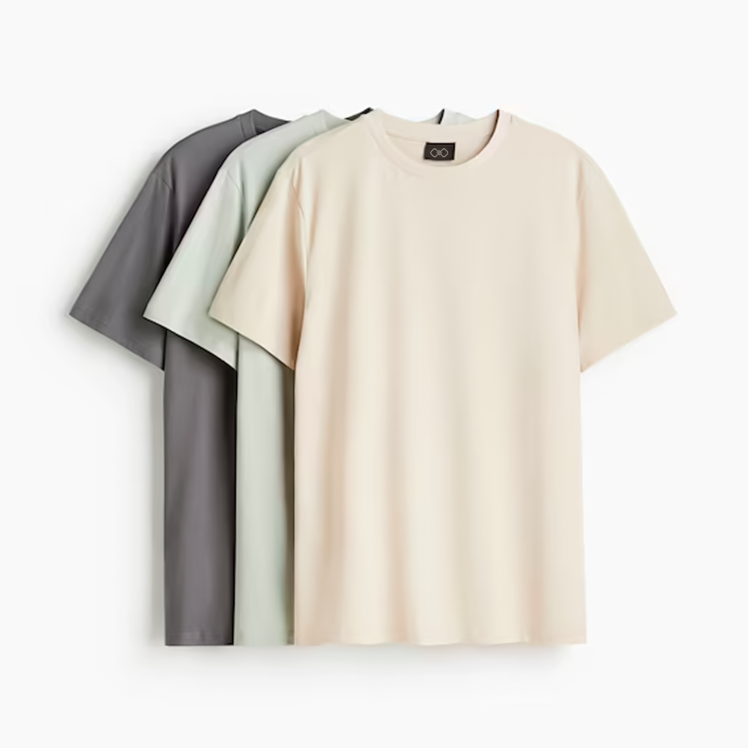3-pack Regular Fit T-shirts