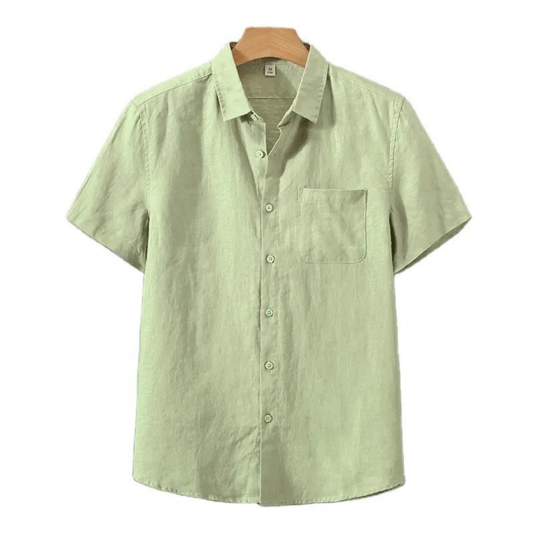 Cannes - TheighT Linen Shirt (Shortsleeve)
