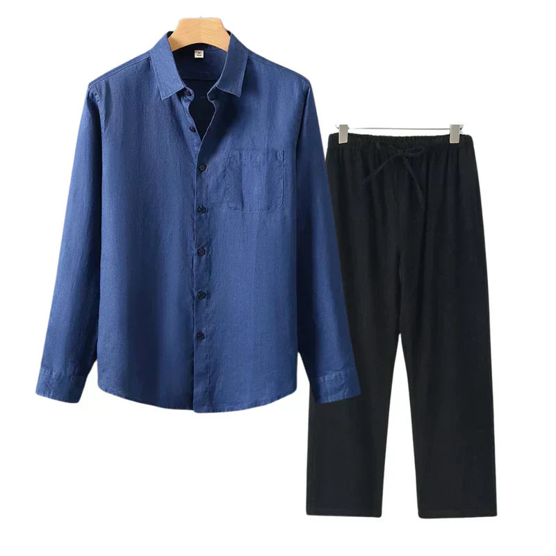 TheighT Linen Combo Longsleeve