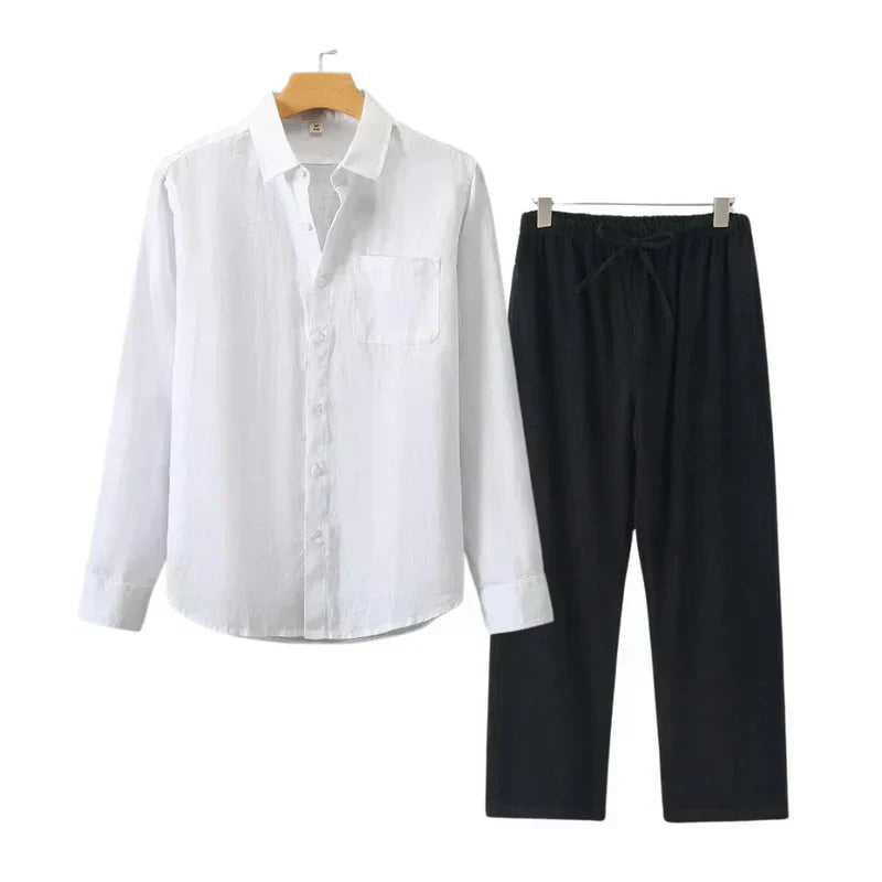 TheighT Linen Combo Longsleeve