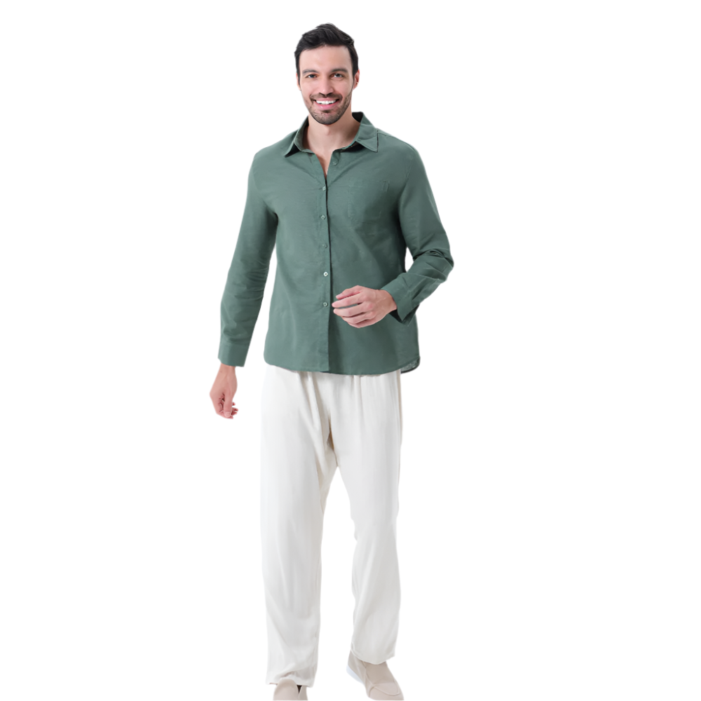 TheighT Linen Combo Longsleeve