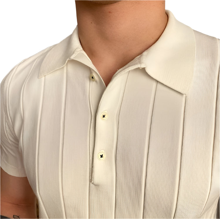 条纹 Polo 衫