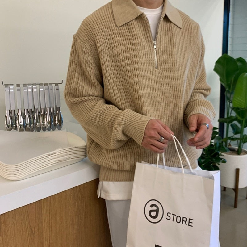 Kyoto - Theight Striped Casual Polo