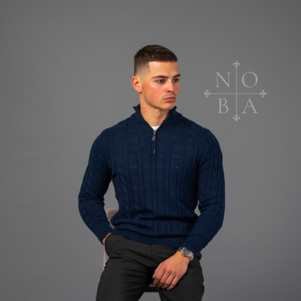 Constance - TheighT Half Zip Sweater