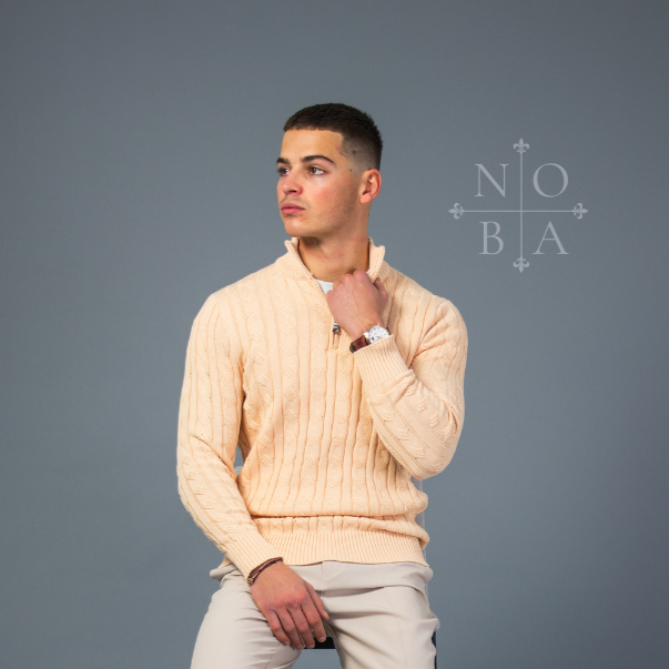 Constance - TheighT Half Zip Sweater