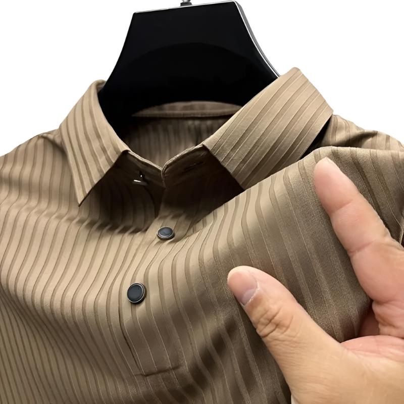 Vermilliôn Legacy Lotus® 真丝 Polo 衫