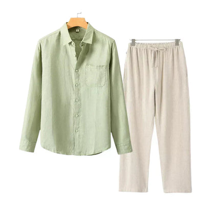 TheighT Linen Combo Longsleeve