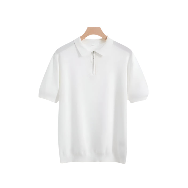 TheighT Ibiza Zip Up Polo