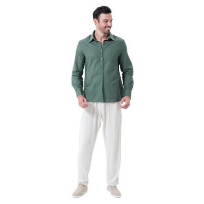 TheighT Linen Combo Longsleeve