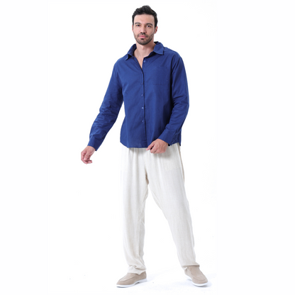 TheighT Linen Combo Longsleeve