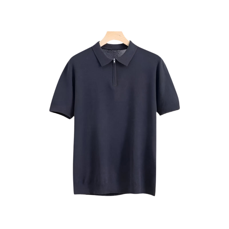 TheighT Ibiza Zip Up Polo