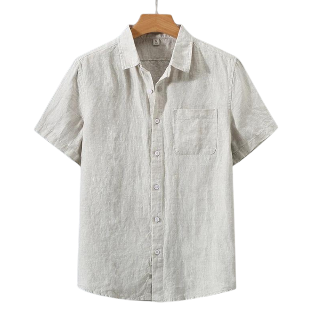 Cannes - TheighT Linen Shirt (Shortsleeve)