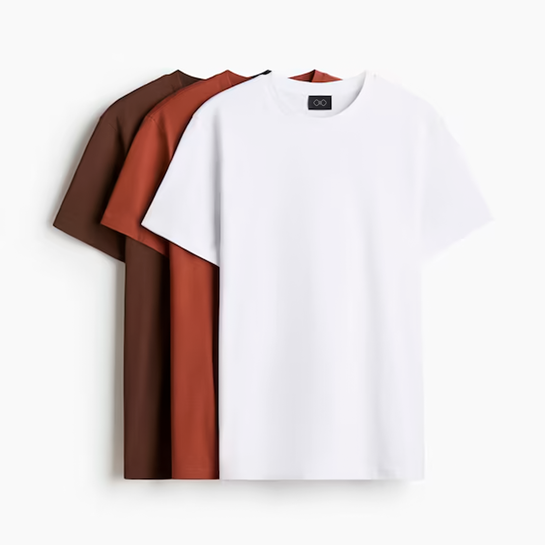 3-pack Regular Fit T-shirts