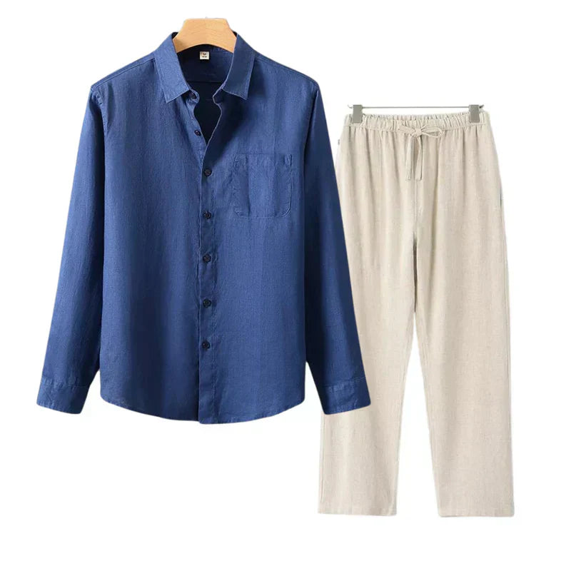 TheighT Linen Combo Longsleeve