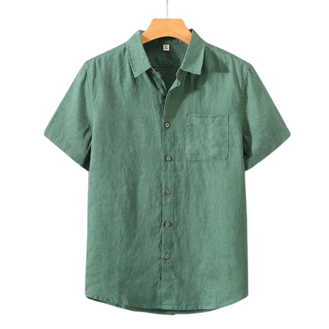 Cannes - TheighT Linen Shirt (Shortsleeve)