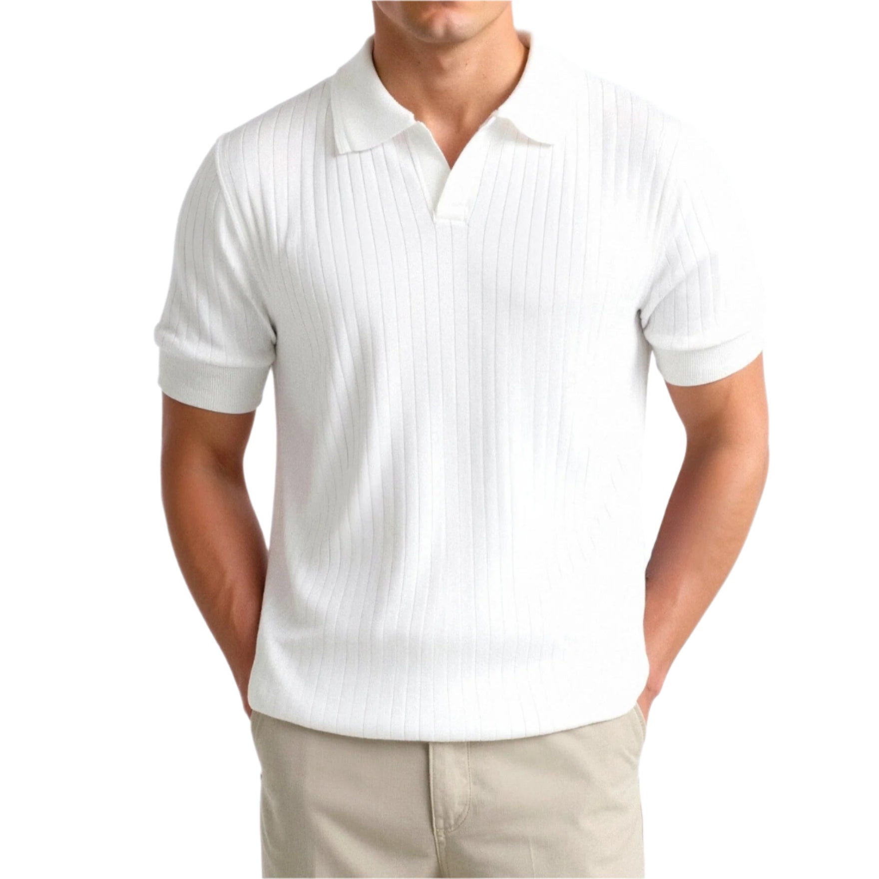 Pisa - TheighT Ribbed Cotton Polo