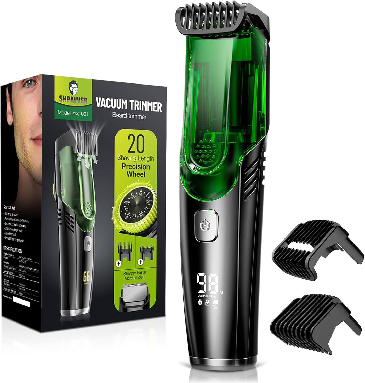 Vac Shaver Pro™ Hair & Beard Shaver