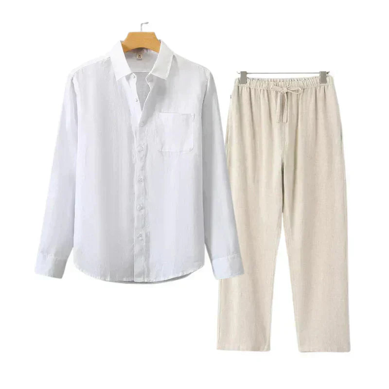 TheighT Linen Combo Longsleeve