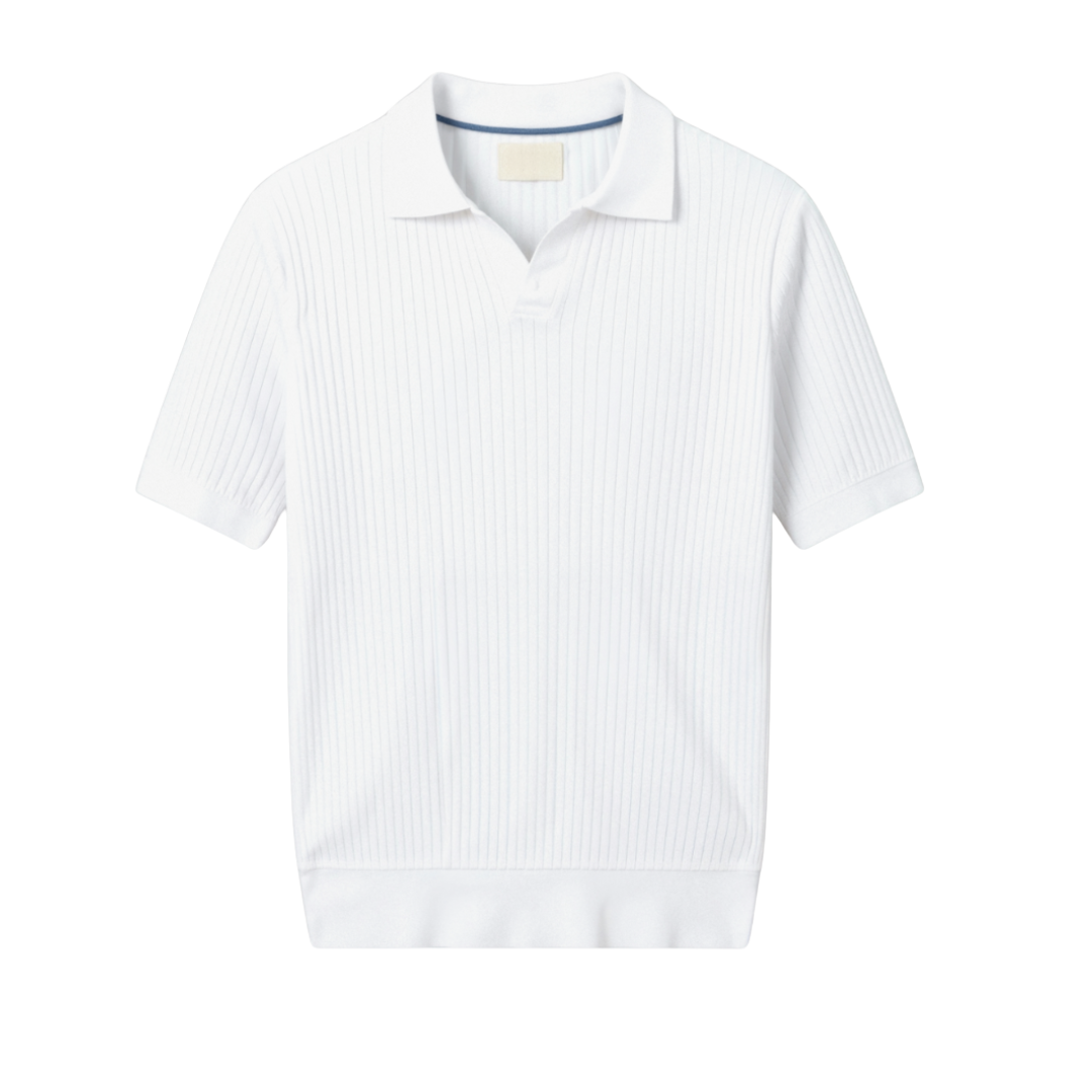 Pisa - TheighT Ribbed Cotton Polo