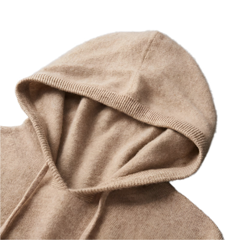 100% TheighT Cashmere Hooded Sweater