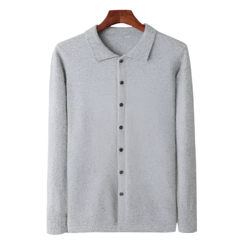 100% TheighT Cashmere Polo Button