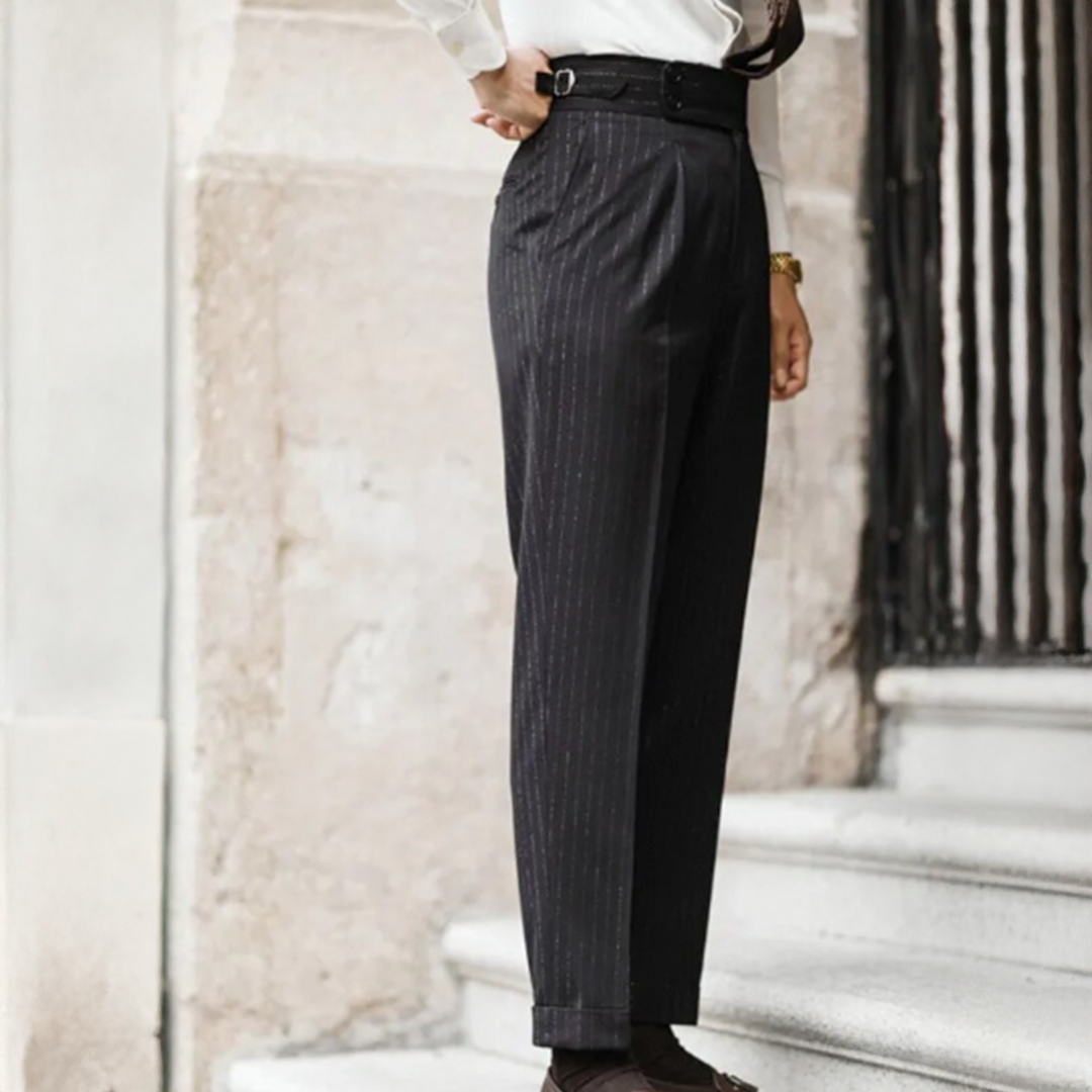 Pinstripe Trousers