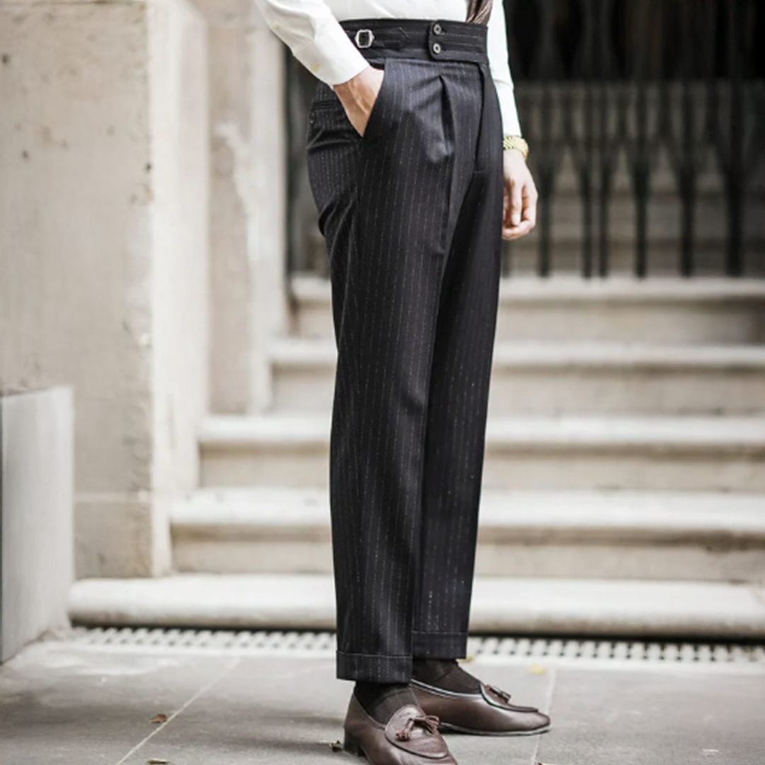Pinstripe Trousers