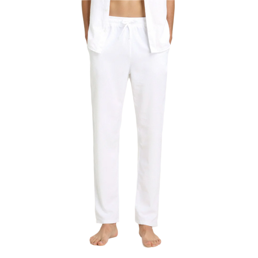 最大軽量ビーチコットンリネンパンツ