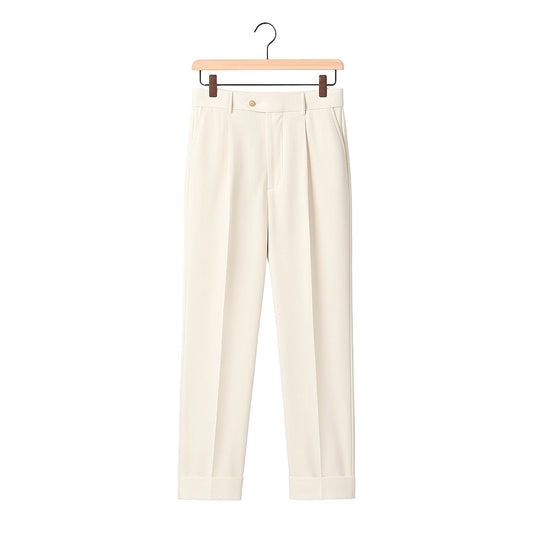 Urban Men's Slim-Fit Business Casual Trousers - Non-Iron