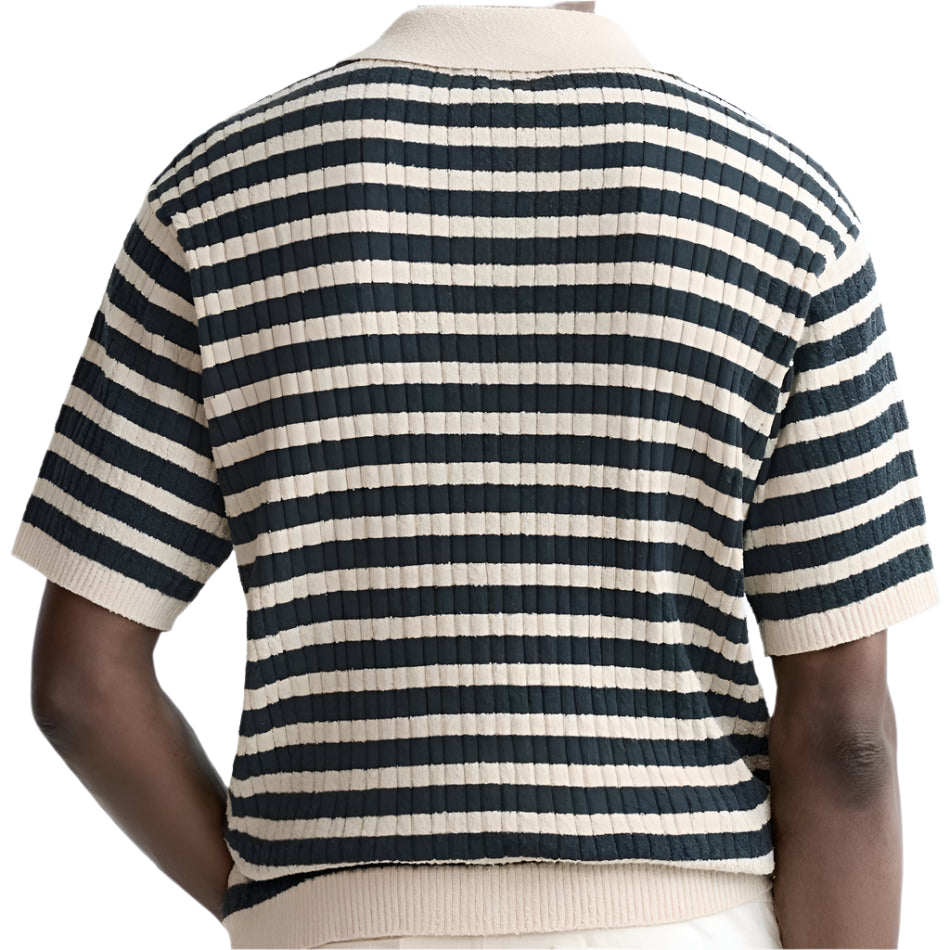TheighT Knitted Striped Polo