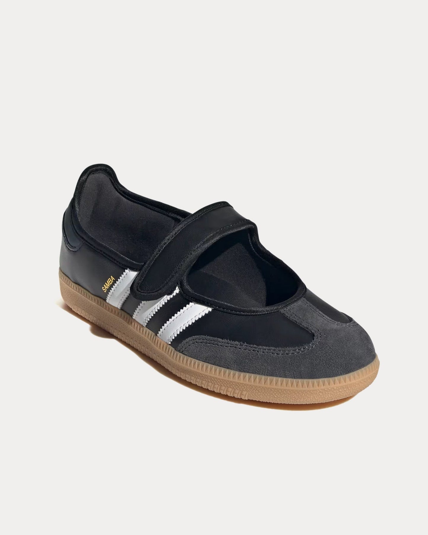 Samba Jane Cloud White / Carbon / Core Black Slip On Sneakers